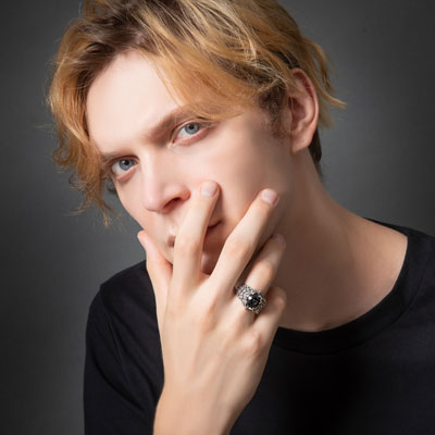 ≪Artemis Classic/アルテミスクラシック≫ブラックナイトリング/ACR0296