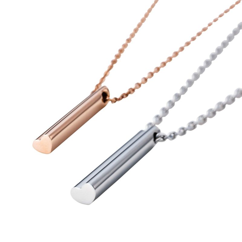 ≪white clover/ホワイトクローバー≫ペアネックレス ステンレス