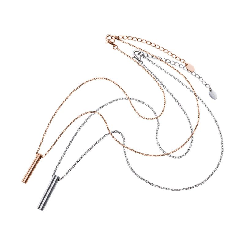 ≪white clover/ホワイトクローバー≫ペアネックレス ステンレス