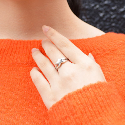 販売終了≪PennyBlack/ペニーブラック≫スター ペアシルバーリング