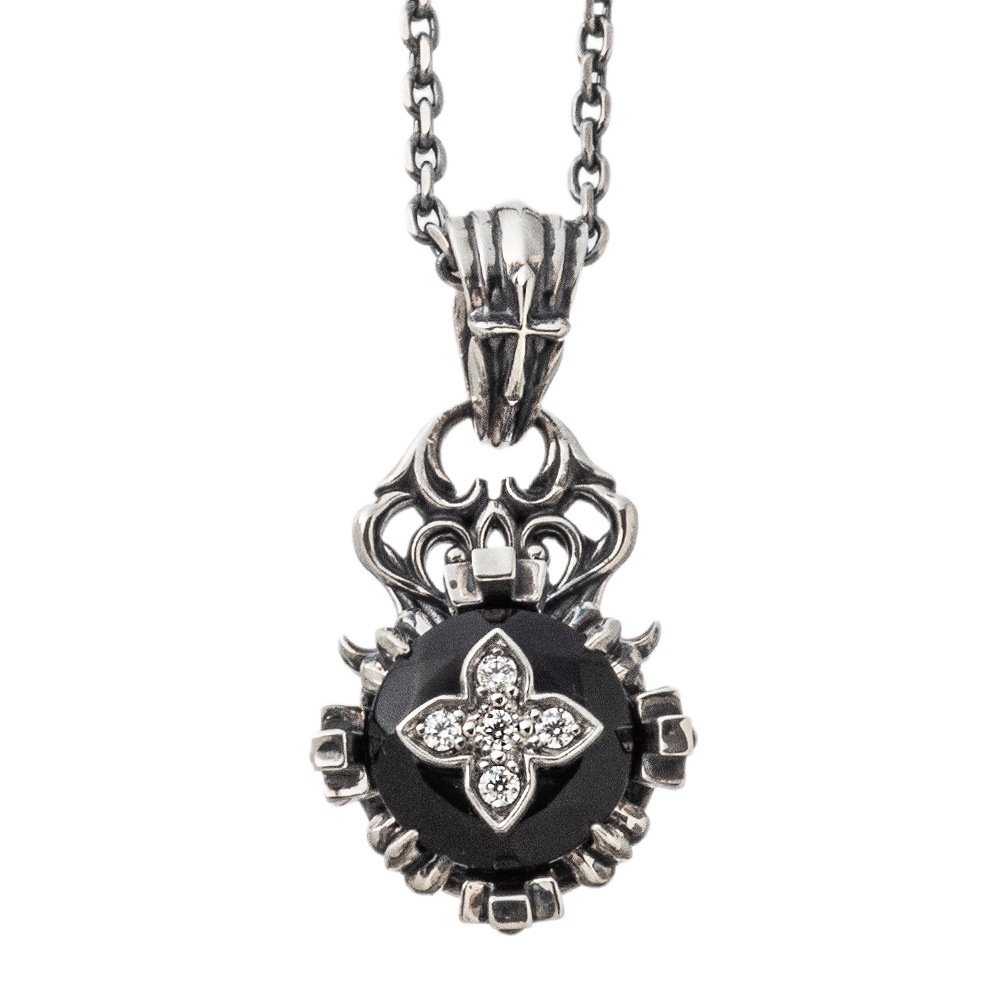 ≪Artemis Kings/アルテミスキングス≫ラウンドクラウンクロスペンダント　AKP0130