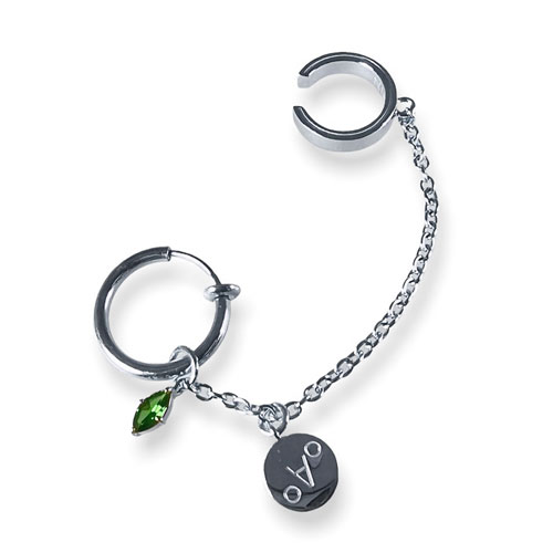 銀時Presents≪詩人 × Fatima Design コラボアクセサリー≫しらすチャームピアス/イヤリング SV製
