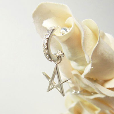 ≪Crescent Luna/クレセントルナ≫ESTRELLA FUGAZ PIERCE/エストレラフガーツピアス SILVER