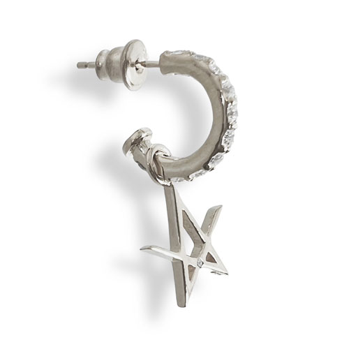 ≪Crescent Luna/クレセントルナ≫ESTRELLA FUGAZ PIERCE/エストレラフガーツピアス SILVER