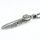 販売終了≪アルテミスクラシック≫イカロスフェザーペンダント(スモール:クリア)/チェーン付　ACP0293
