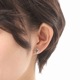 ≪FatimaDesign/ファティマデザイン≫セイントクロスピアスBK/シルバー925