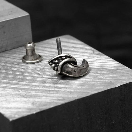 ≪DAgDART/ダグダート≫【D.four -Balrog-】シルバーピアス 