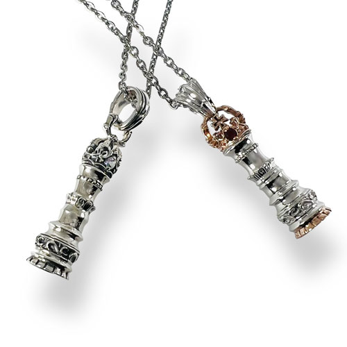 ≪アルテミスクラシック≫ペアネックレス　ホイッスルチェスペンダント　ACP0317　ACP0318