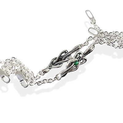 ≪DAgDART/ダグダート≫【true knot】選べる誕生石 シルバーペアブレスレット  /DB-187-188