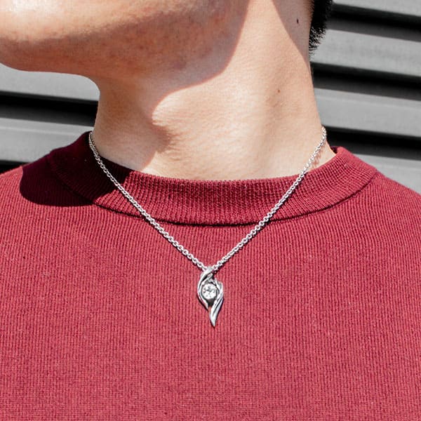 ≪DAgDART/ダグダート≫【blast -In the Haze-】キュービックジルコニア×シルバーペンダント