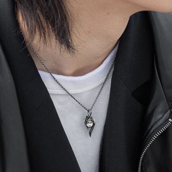 ≪DAgDART/ダグダート≫【blast -In the Haze-】キュービックジルコニア×シルバーペンダント