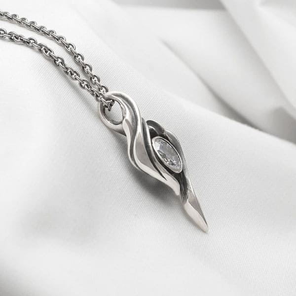 ≪DAgDART/ダグダート≫【blast -In the Haze-】キュービックジルコニア×シルバーペンダント