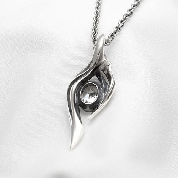 ≪DAgDART/ダグダート≫【blast -In the Haze-】キュービックジルコニア×シルバーペンダント