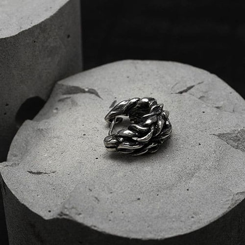 ≪DAgDART/ダグダート≫【D.four-Volcano-】シルバーピアス 