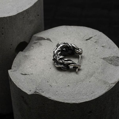 ≪DAgDART/ダグダート≫【D.four-Volcano-】シルバーピアス 