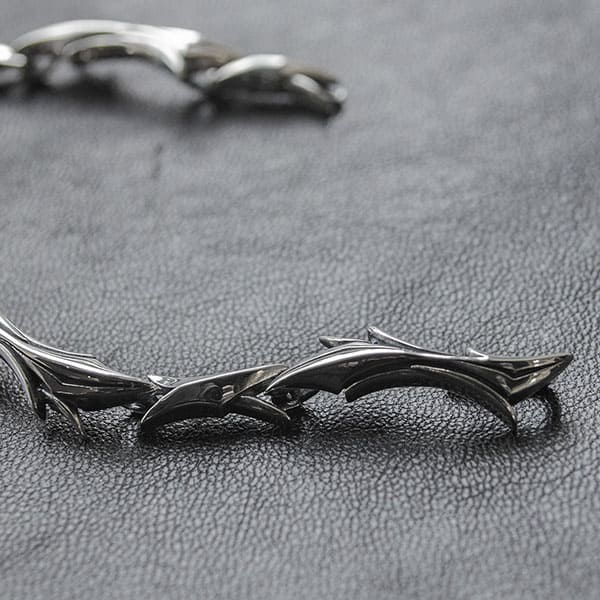 ≪DAgDART/ダグダート≫【Lindwurm】翼竜「リンドブルム」モチーフ シルバーブレスレット