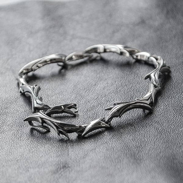 ≪DAgDART/ダグダート≫【Lindwurm】翼竜「リンドブルム」モチーフ シルバーブレスレット