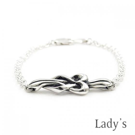 ≪DAgDART/ダグダート≫【true knot】シルバーペアブレスレット 