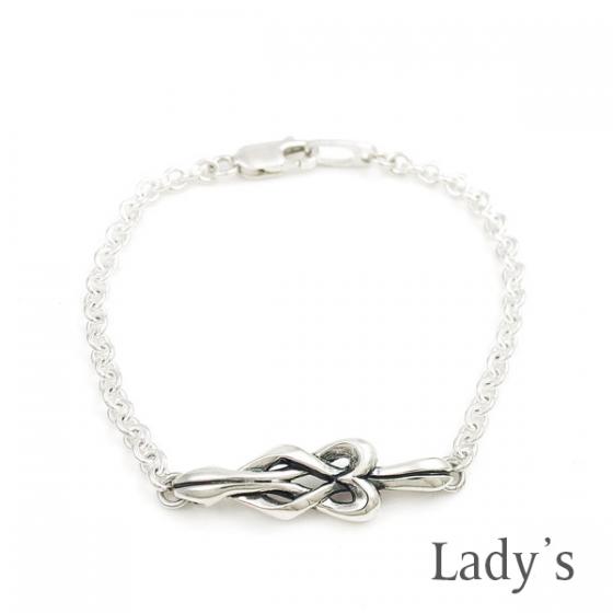 ≪DAgDART/ダグダート≫【true knot】シルバーペアブレスレット 