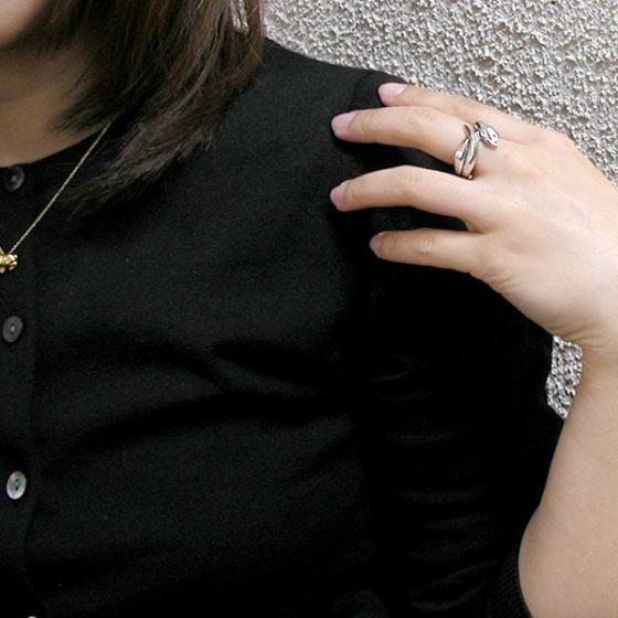 ≪PennyBlack/ペニーブラック≫ヘビ シルバーリング 