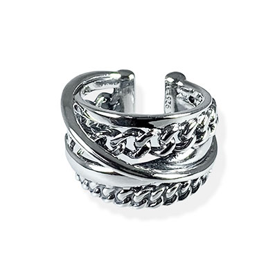 ≪Artemis Kings/アルテミスキングス≫グラデーション喜平イヤーカフ(片耳分)