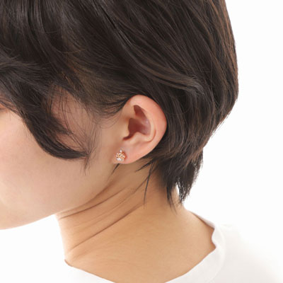 ≪FatimaDesign/ファティマデザイン≫ファティマ・クラウン　ピアス　PK / シルバー925