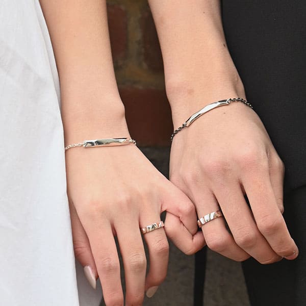 ≪DAgDART/ダグダート≫【ペア】 シルバーペアブレスレット 