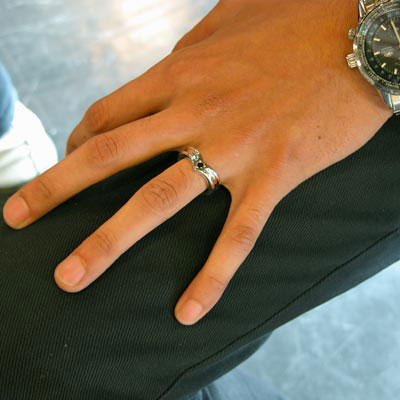 ≪DAgDART/ダグダート≫【ペア】選べる誕生石　ストーン×シルバーペアリング /DR-161BCZ+162CZ