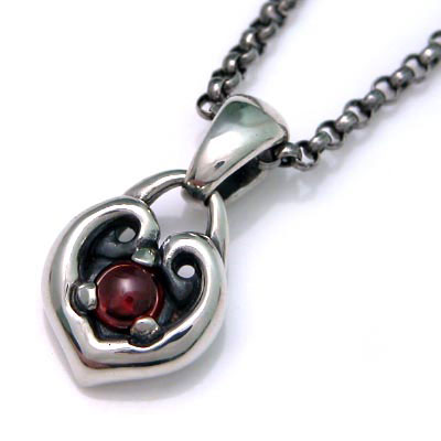 ≪DAgDART/ダグダート≫ハートモチーフ シルバーペンダント 選べる天然石 