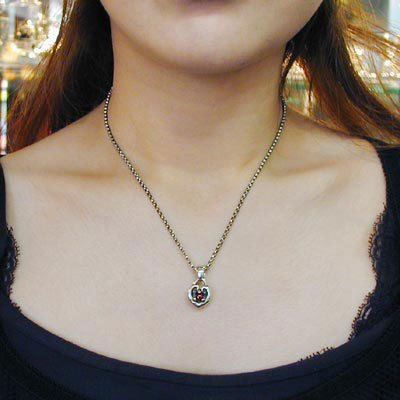 ≪DAgDART/ダグダート≫ハートモチーフ シルバーペンダント 選べる天然石 