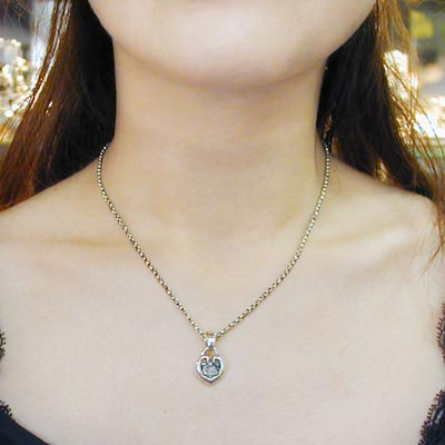 ≪DAgDART/ダグダート≫ハートモチーフ シルバーペンダント 選べる天然石 