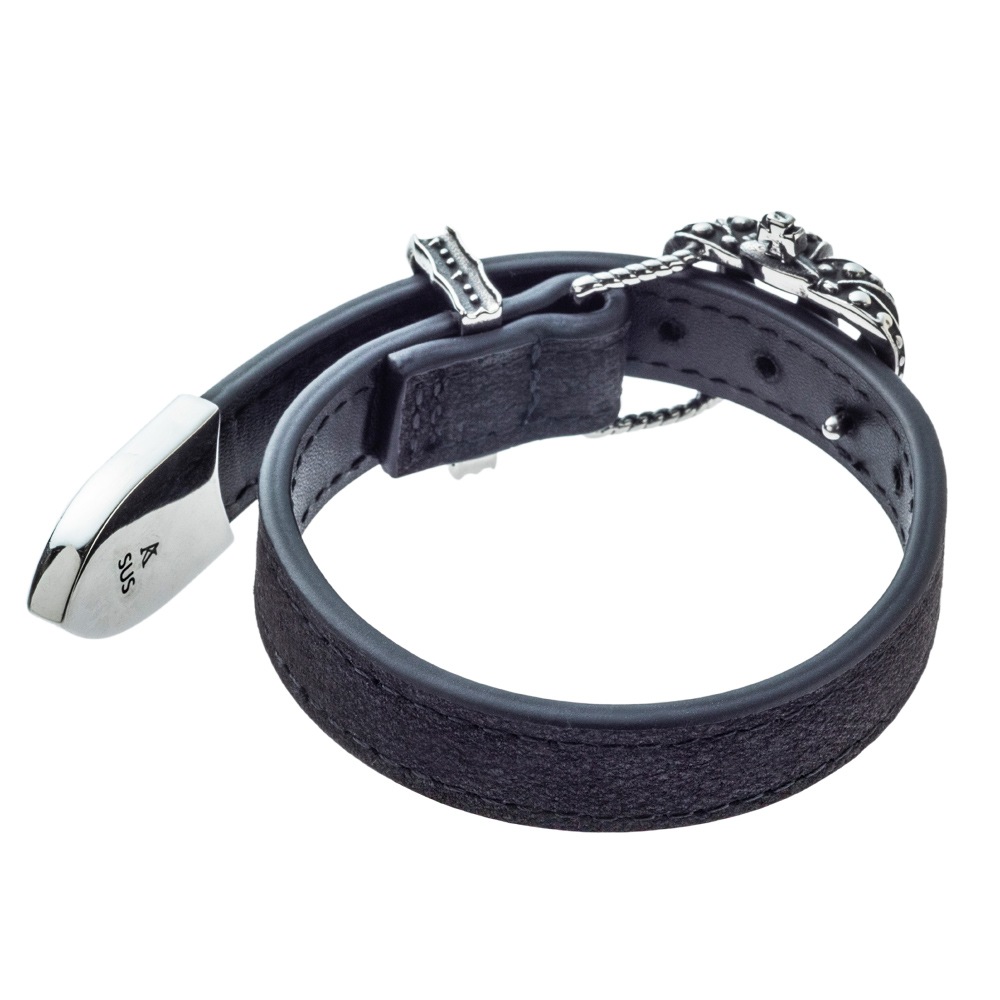 ≪Artemis Kings/アルテミスキングス≫クラウンレザーブレスレット