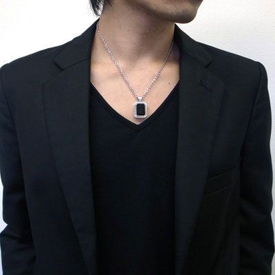 ≪DAgDART/ダグダート≫【D.four -XXXX fourth-】オニキス/スモーキークォーツ×シルバーペンダント◇シルバーアクセスタイルマガジン Vol.22 & RUDO Vol.60掲載アイテム