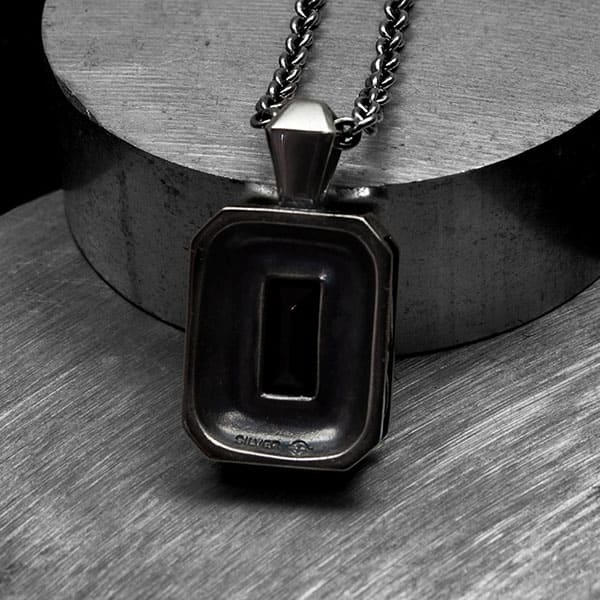 ≪DAgDART/ダグダート≫【D.four -XXXX fourth-】オニキス/スモーキークォーツ×シルバーペンダント◇シルバーアクセスタイルマガジン Vol.22 & RUDO Vol.60掲載アイテム