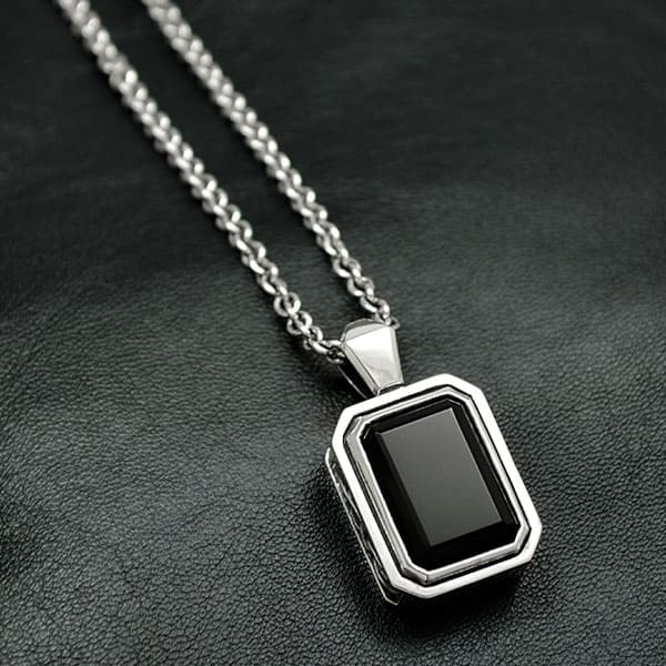 ≪DAgDART/ダグダート≫【D.four -XXXX fourth-】オニキス/スモーキークォーツ×シルバーペンダント◇シルバーアクセスタイルマガジン Vol.22 & RUDO Vol.60掲載アイテム