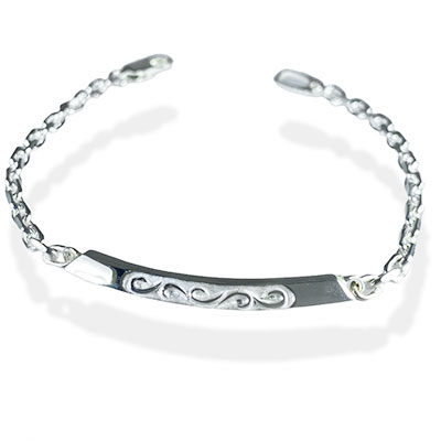 ≪DAgDART/ダグダート≫【ペア】アラベスク シルバーペアブレスレット /DB-131+132