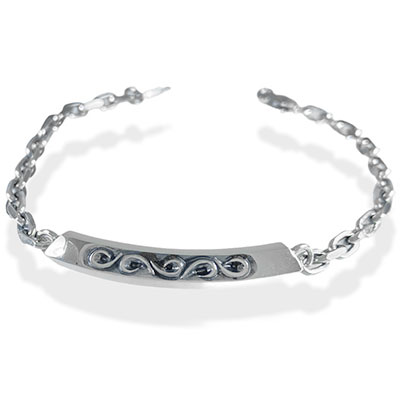 ≪DAgDART/ダグダート≫【ペア】アラベスク シルバーペアブレスレット /DB-131+132