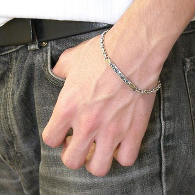 ≪DAgDART/ダグダート≫【ペア】アラベスク シルバーペアブレスレット /DB-131+132