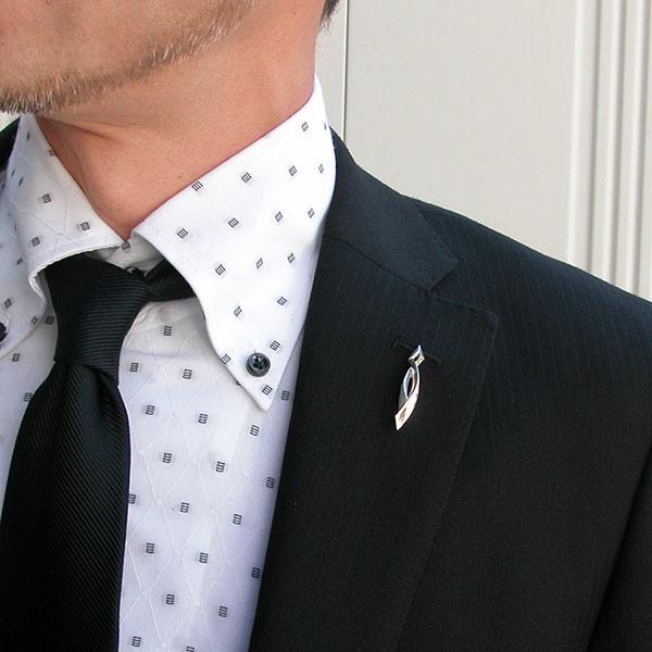 ≪DAgDART/ダグダート≫【Glass】シルバーラペルピン