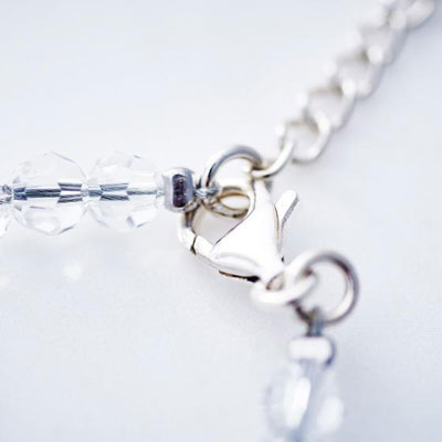 ≪Crescent Luna/クレセントルナ≫CRYSTAL GLASS BRACELET/クリスタルグラスブレスレット