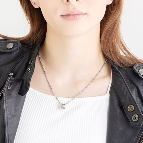 ≪FatimaDesign/ファティマデザイン≫サン・シュエール　スクロールリングペンダント