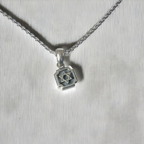 ≪FatimaDesign/ファティマデザイン≫ミニプレート・六芒星