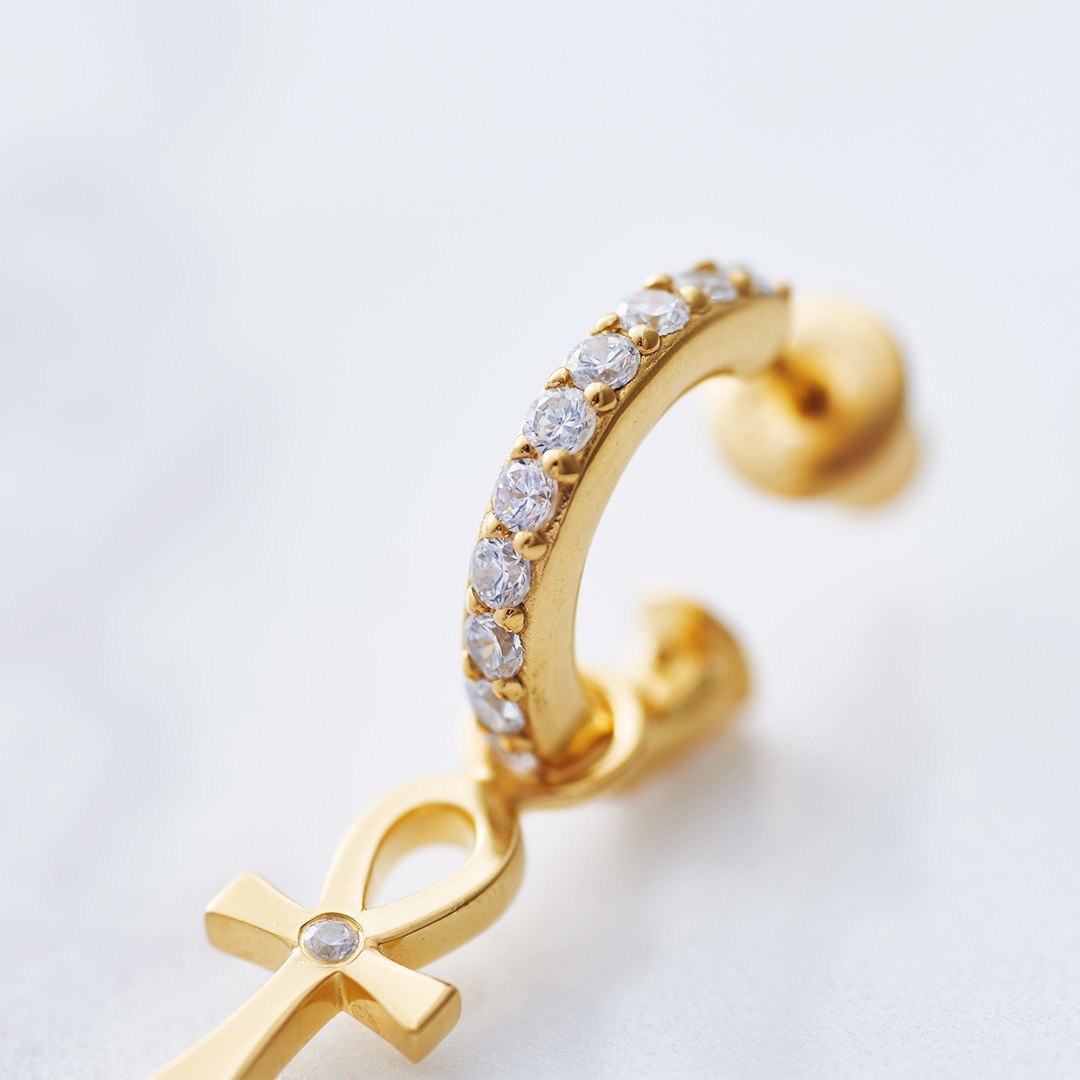 ≪Crescent Luna/クレセントルナ≫TRANSPORTER PIERCE GOLD