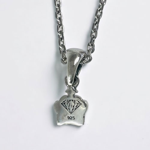 ≪FatimaDesign/ファティマデザイン≫クラウン・チャームSVペンダント (チェーン付)