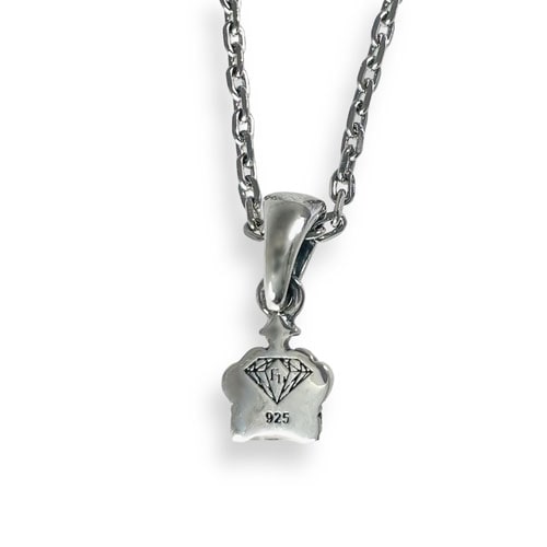 ≪FatimaDesign/ファティマデザイン≫クラウン・チャームSVペンダント (チェーン付)