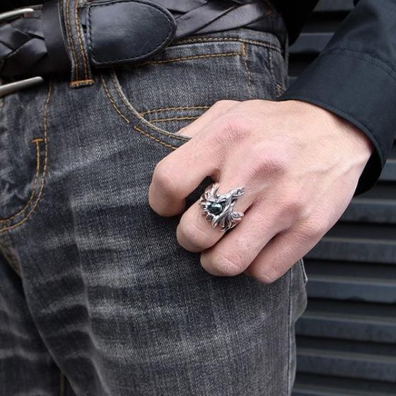 ≪DAgDART/ダグダート≫【Dice】ブラックパール×シルバーリング /刻印可能