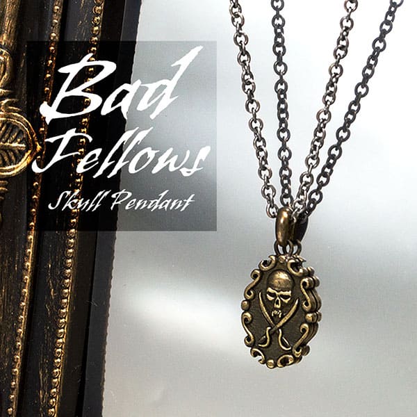 ≪DAgDART/ダグダート≫【Bad fellows】スカルモチーフ 真鍮ペンダント  