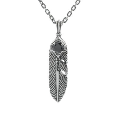 販売終了≪アルテミスクラシック≫ペア販売/イカロスフェザーペンダント(ラージ&スモール:ブラック)