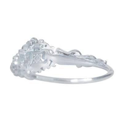 銀時Presents≪うみくん × Fatima Design コラボアクセサリー　Vol.2≫リング　K10　ホワイトゴールド