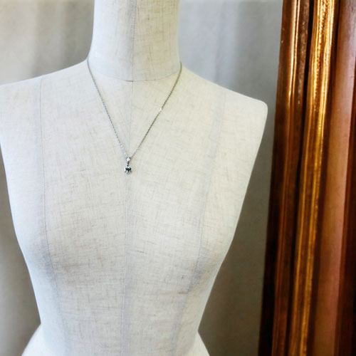 ≪FatimaDesign/ファティマデザイン≫セイントクロス・チャームペンダントBK (チェーン付)